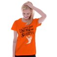 thumbnail image 3 of Ghost Under the Sheets Halloween Womens Fitted Plus Size Graphic Tee Brisco Brands 3X, 3 of 5