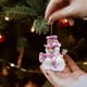 thumbnail image 4 of Xihbxyly Colgante de Muñeco de Nieve de Árbol de Navidad, Adorno Colgante de Acrílico, Accesorio de Decoración Navideña, Idea de Regalo Festivo para Maestros y Amigos, 8 Cm de Alto, Incluye Un Colgan, 4 of 5