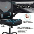 thumbnail image 6 of Flysky Ergonomic Office Chair 300lb,Desk Chair with Lumbar Support and Flip-up Arms, 1PC Black, 6 of 9