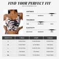 thumbnail image 5 of Uemuo Orchids Flowers Pattern Women's Sports Bra - High Impact Support, Breathable, and Comfortable Athletic Bra for Running, Yoga, and Workouts, 5 of 9
