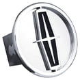 thumbnail image 2 of Au-TOMOTIVE GOLD Lincoln Chrome/Black Logo on ChromeTrailer Hitch Plug, 2 of 2