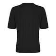thumbnail image 5 of WTXUE T-Shirts Short Sleeve, Crew Neck Shirts for Men Spring Summer Knit T Shirt Knitted Tops Knit Tops Solid Casual Tops for Men Black XXL, 5 of 7