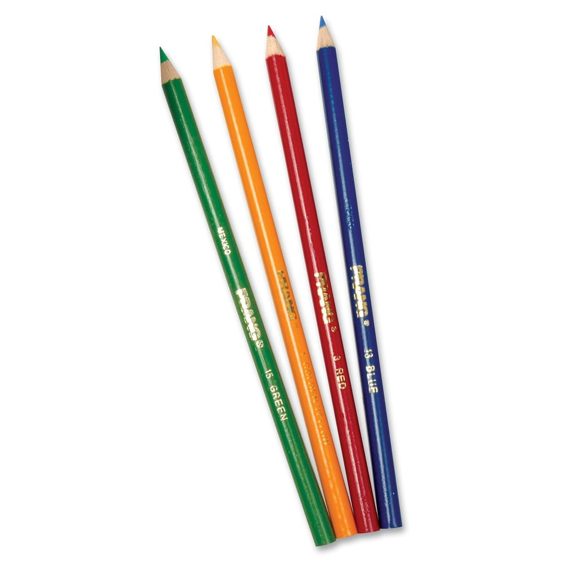 Prang Thick Core Colored Pencil Set, 3.3 Millimeter Cores, 7 Inch Length,  36 Pencils, Assorted Colors (22360)