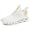 White, variant on Men's Walking Sneakers - Breathable Mesh Anti Slip Casual Gym Shoes