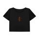 thumbnail image 1 of Camiseta corta para mujer, camiseta recortada de entrenamiento suave de verano para viajes, senderismo, viajes S, 1 of 7