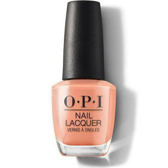 OPI Nail Lacquer, Coral-ing Your Spirit Animal, Orange Nail Polish, Mexico City Collection, 0.5 fl oz