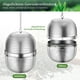 thumbnail image 2 of 1 PC Duradero de acero inoxidable Colador de té Colgando Té Infusor Tea Strainer (Plata), 2 of 6