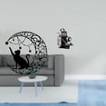 thumbnail image 2 of Escultura de cámara de gato iluminada por , adorno de pared de metal, decoración de escaparate para amantes de los gatos negros, accesorio únic, 2 of 8