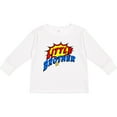 thumbnail image 3 of Inktastic Little Brother Superhero Boys Long Sleeve Toddler T-Shirt, 3 of 5