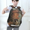 thumbnail image 6 of Backpack 12.9 *5.1 * 17.7 Inches Outing Backpack, Shopping Backpack, Travel Backpack A House, 6 of 7