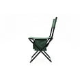 thumbnail image 4 of 2-piece Folding Outdoor Chair with Storage Bag, Portable Chair for indoor, Outdoor Camping, Picnics and Fishing,Green, 4 of 8