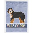 thumbnail image 1 of Carolines Treasures CK3710CHF Bernedoodle Welcome Flag Canvas House Size, 1 of 4