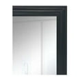 thumbnail image 3 of 24" WOOD FRAME MIRROR IN DARK GRAY, 3 of 3