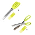 thumbnail image 3 of Billuyoard Tijeras de cocina multifuncionales para quitar herramientas de corte de verduras, suministros para el hogar, especias de seguridad para cocinar Cocina y Comedor cinco capas Billuyoard HA080305-02, 3 of 6