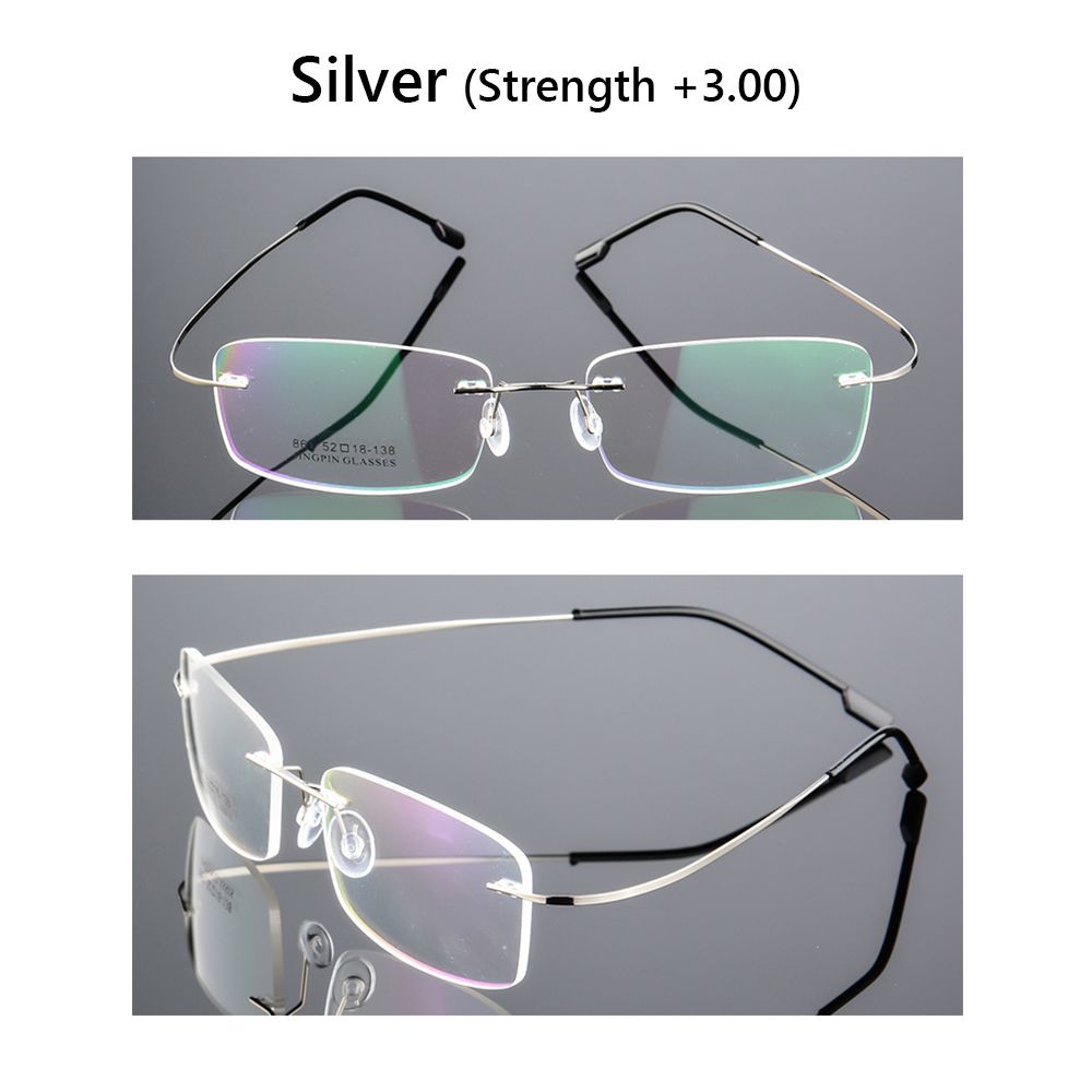 Strength +1.0+4.0 Ultralight Flexible Vision Care Reading Glasses