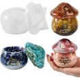 thumbnail image 1 of Molde de tanque de resina, molde de resina de silicona para botellas de almacenamiento DIY Liwei Molde de tanque de resina, 1 of 5