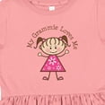 thumbnail image 4 of Inktastic My Grammie Loves Me Girls Toddler Dress, 4 of 5