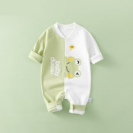 

Cotton Newborn Pajamas Baby Boys Girls Clothes Spring Romper Cute Cartoon Unicorn Flower Jumpsuit Long Sleeve Fall Baby Outfit