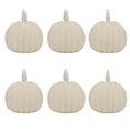 thumbnail image 2 of QJUHUNG  Battery Operated Pumpkin Candles  Flameless LED Decor  Mini and Large Sizes  Perfect for Autumn  Halloween  Thanksgiving Celebrations  Cozy Ambient Lighting, 2 of 4