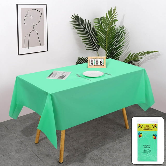 Manteles, cubierta para mesa de picnic, cubierta de mesa rectangular de plástico grande, mantel de tela fácil de limpiar, mantel de fiesta que cubre el rectángulo