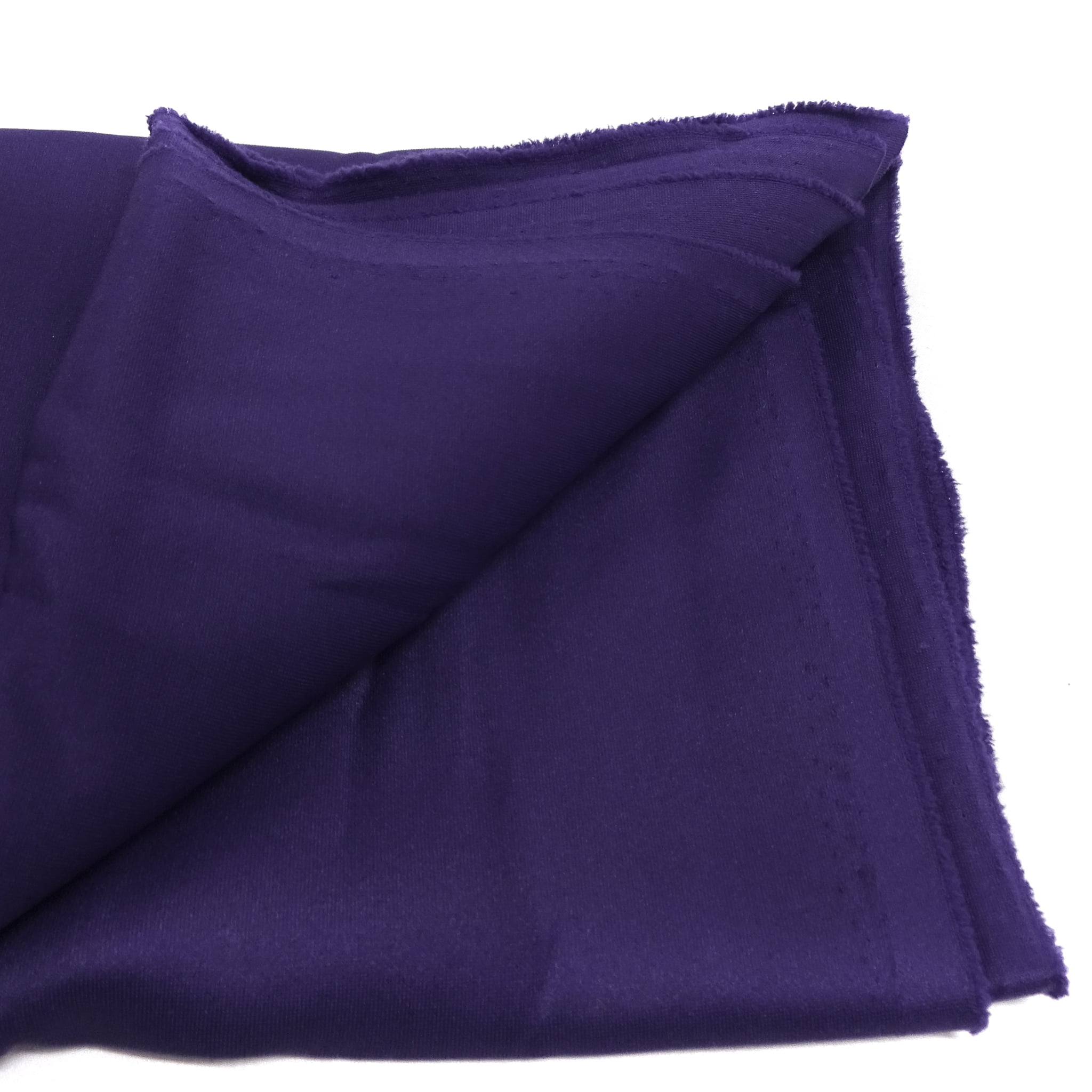 Shason Textile 60" x 1.5 yd Polyester Blend Spandex Polytechno Two Way Stretch Apparel Fabric, Purple