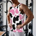 thumbnail image 5 of Salouo Cow Spots for Men's Tank Tops,Sleeveless Muscle Shirts for Men Quick Dry Workout Tank Top Gym Muscle Tee Fitness Bodybuilding Sleeveless T Shirt-Medium, 5 of 7