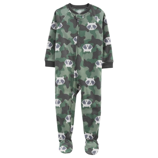 Mameluco Carter´s Child of Mine Verde Estampado mapache 3T