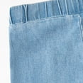 thumbnail image 3 of LIJCC Teen Girls Skinny Flared Jeans Solid Color Slim Fit Stretch Bell-Bottom Trousers Fashion Elastic High Waist Denim Pants(Light Blue,17-18 Years), 3 of 8
