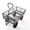 Gray, variant on 800LBS Heavy Duty Utility Garden Cart with 10 Inch All-Terrain Pneumatic Wheels, Removable Mesh Side Panels, Easy Maneuverable Outdoor Lawn Cart for Yard Farm Landscaping