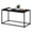 Americano, variant on Modern Stackable End Table with Shelves, Columbia Walnut Finish, Space-Saving Cube Design, Durable and Stylish Living Room Furniture