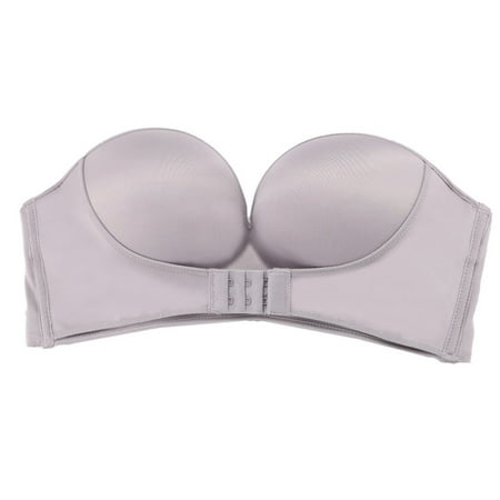 

Rumida Non-Slip Anti-Gravity Bra Lift Up Strapless Bras Gathering Underwear For Women For Women Bra Non-Slip Anti-Gravity Lift Up Strapless Bras Gathering Underwear Gray 70b