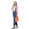 thumbnail image 7 of Halloween Family Matching Costume Sets, Pumpkin Head Mask with Striped Shirt and Suspender Pants, Parent-Kids Scarecrow Cosplay Outfit for Party, 7 of 7