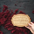 thumbnail image 6 of Sign - CUSTOM - Welcome to the Fortress of Solitude - Door Sign, 6 of 10