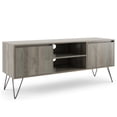 thumbnail image 2 of Hunter Solid Mango Wood TV Media Stand in Grey For TVs up to 65 inches, 2 of 4