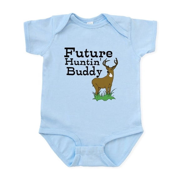 CafePress - Future Huntin Buddy Body Suit - Baby Light Bodysuit, Size Newborn - 24 Months