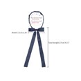 thumbnail image 3 of INSPIRE CHIC Unisex Pre-tied String Bow Tie String Tie Solid Color Bowknots Dark Blue One Size, 3 of 5