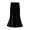 Black, variant on Fishtail Skirt Elastic High Waist Hip Wrapped Maxi Skirt Solid Color Office Lady Knitting Long Skirt Work Leisure Wear