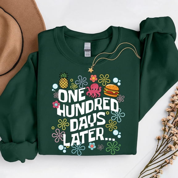 One Hundred Days Later – T-Shirt, Hoodie & Sweatshirt – Milestone Celebration – Perfect for Family Gatherings
