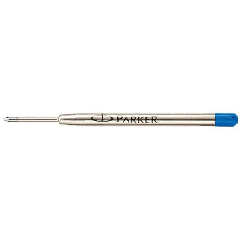 Parker Ball Point Pen Refill, Blue Ink, Broad Point, Dozen