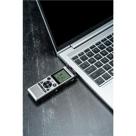 OM System - WS-882 Digital Voice Recorder - Black/Grey