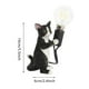 thumbnail image 2 of Lámpara de mesa Perfecl de resina estilo rústico forma de gato 100x60x140mm, 2 of 8