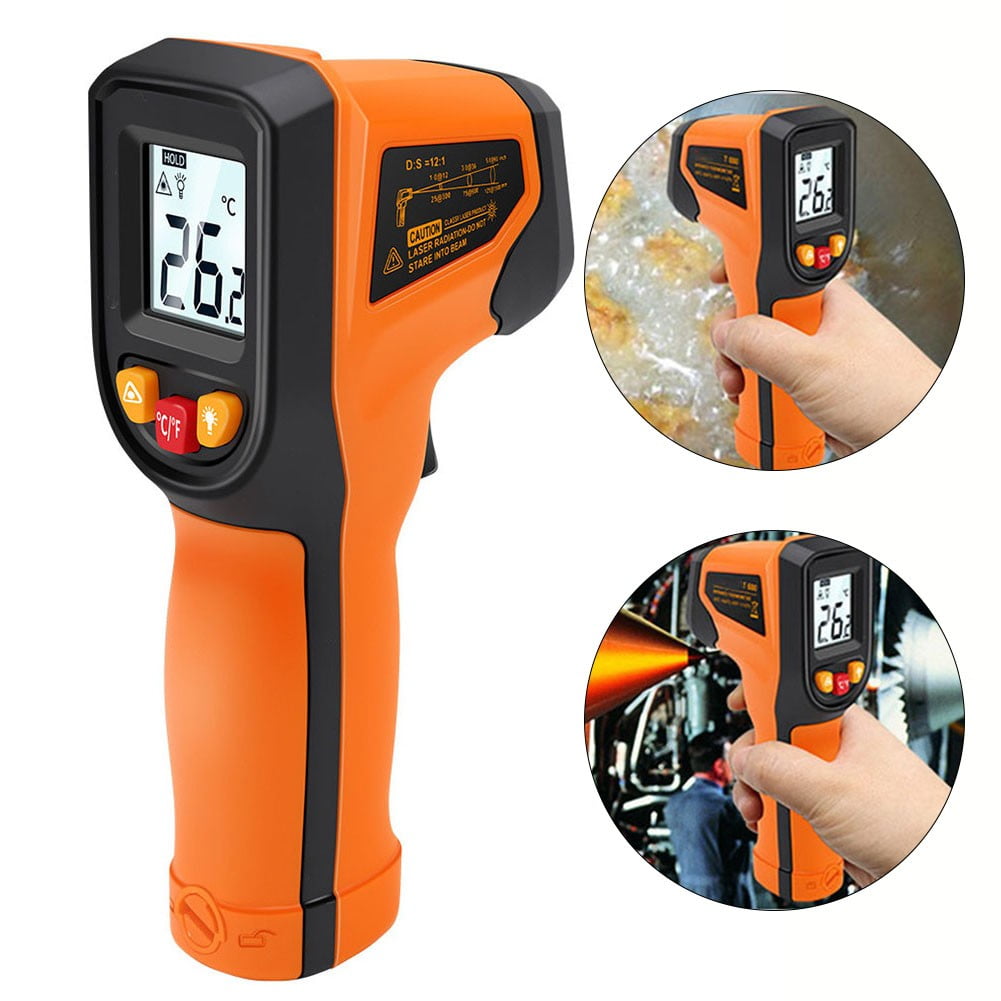 1 Pcs Digital Thermometer Infrared LCD Temperature Non-contact Thermometer