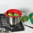 thumbnail image 4 of Better Houseware 732/R 4-Qt. Collapsible Silicone Colander (Red), 4 of 5