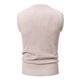 thumbnail image 4 of Chaqueta de Punto de Cuello en V de los Hombres, Abrigo Cálido con Ligero Estiramiento para el Otoño Y el Uso Casual Diario, Blusa en Capas de Moda, 4 of 8