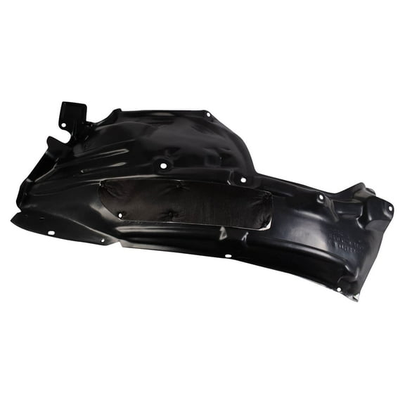 TRQ Front Right Rearward Inner Fender Liner Black Passenger Side Fits Select 2012-2013 INFINITI M35h 2011-2013 M37 M56 2014-2019 Q70 IN1249124