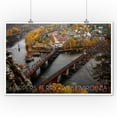 thumbnail image 2 of Harpers Ferry, West Virginia, Bird's Eye View (9x12 Wall Art Print, Home Decor), 2 of 3