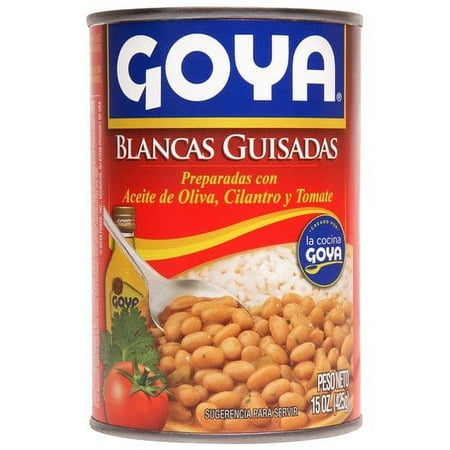Goya White Beans Guisadas, 15 oz