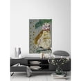 thumbnail image 4 of MARMONT HILL  - Handmade Metallic Winter Owl Printing Print on Wrapped Canvas 8x12, 4 of 5