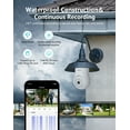thumbnail image 4 of Cámara de seguridad LaView 4MP Bulb 2K 360° inalámbrica Outdoor Alexa, 4 of 5