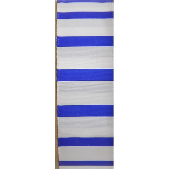 Offray 7/8" Nautical Stripe Ribbon-Royal